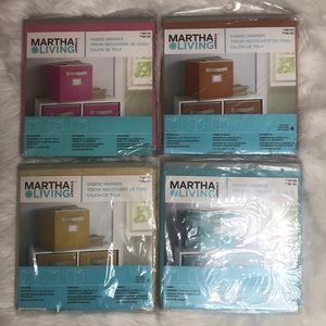 Martha Stewart living fabric drawers